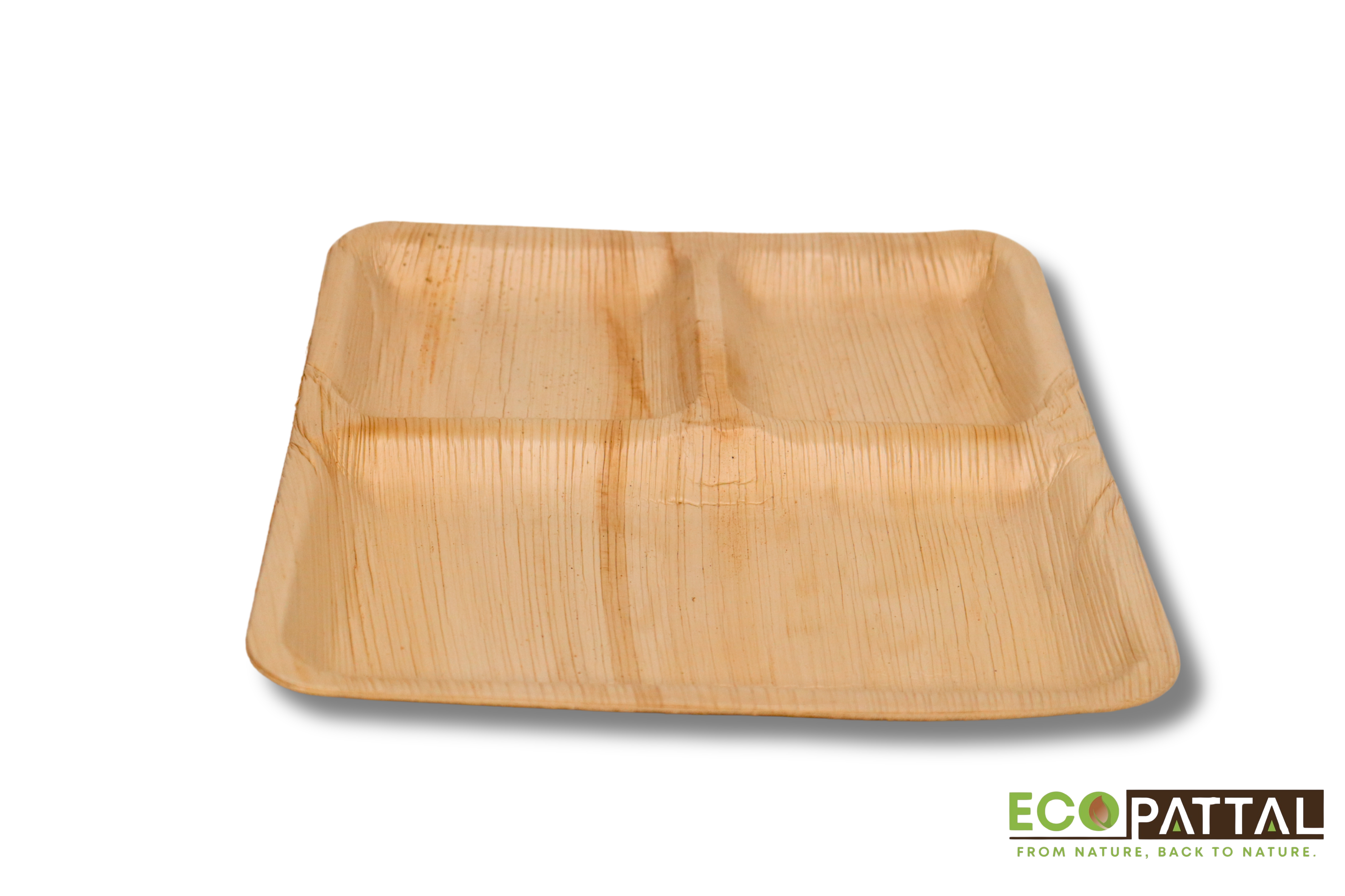 3 cp Square partition plates